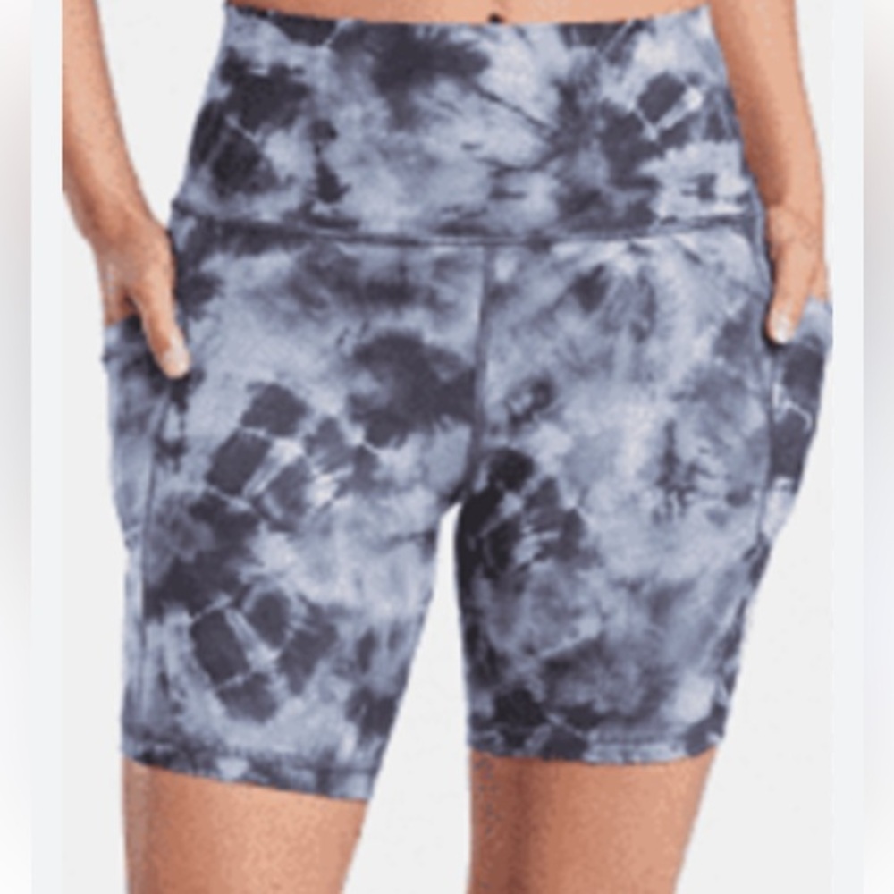 Athleta Salutation Stash Pocket II 7" Print Shorts Size 3X